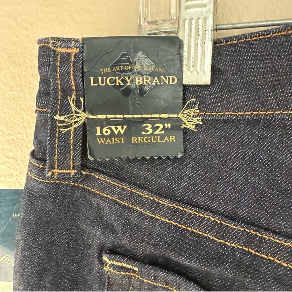 Lucky Brand Low Rise Ginger Bootcut Women's Dark Wash Jeans Size 16W NWT - Picture 6 of 9